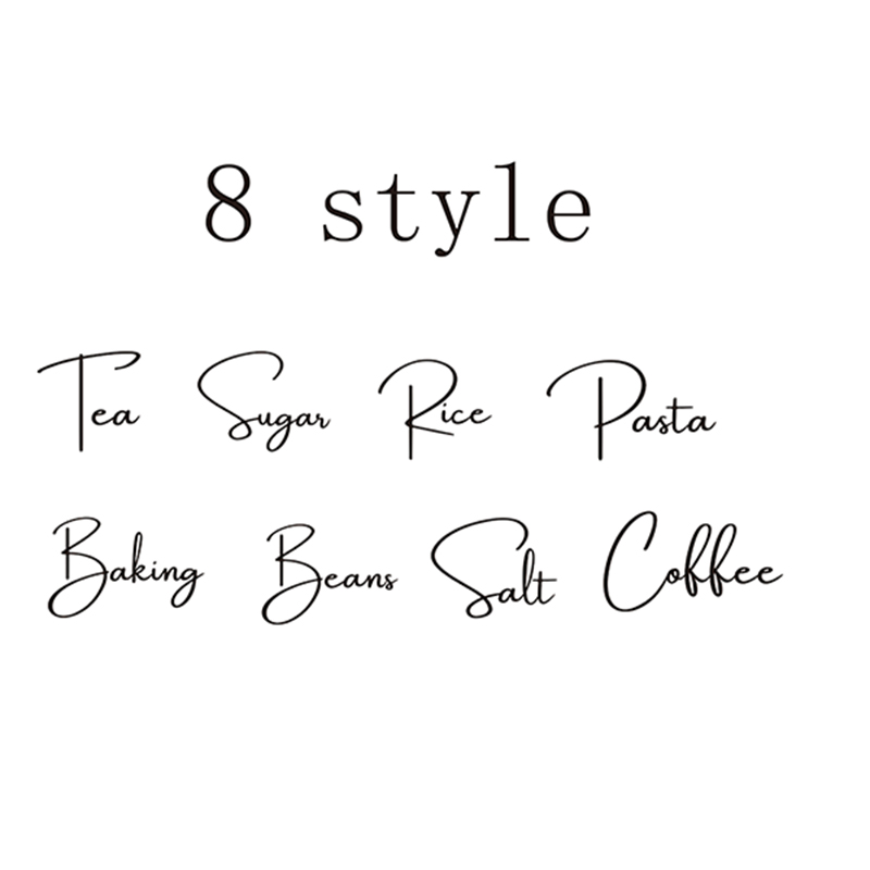 Kitchen.Baking Labels - 주방 정리정돈 용기 항아리 라벨 스티커,