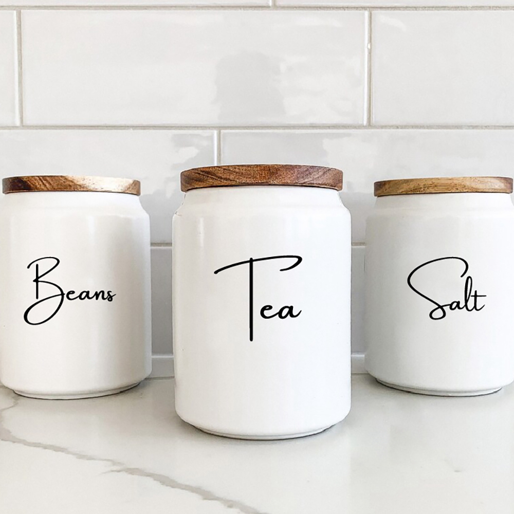 Kitchen.Baking Labels - 주방 조직 용기 항아리 라벨 스티커