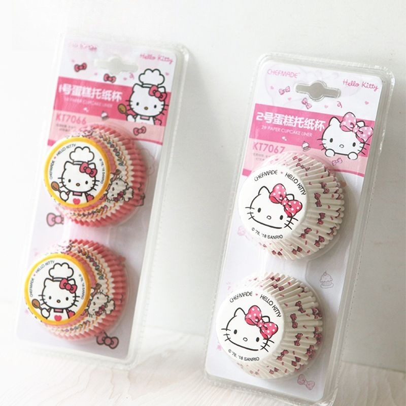 Kitchen Baking Set - 헬로 키티 프린트 컵케이크 라이너 귀여운