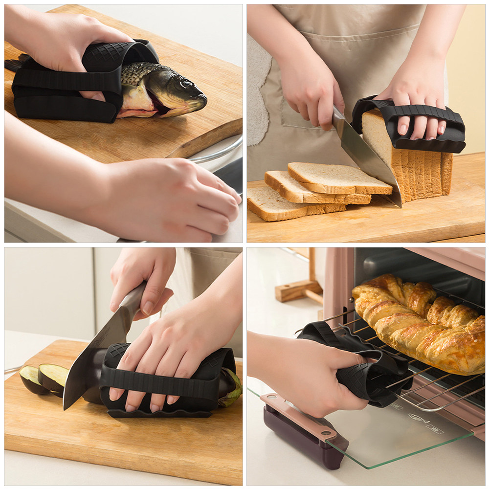 2개 주방용 빵 슬라이서 보호대 및 오븐 열 차단 실리 - Kitchen Baking Aid 리뷰 및 가격