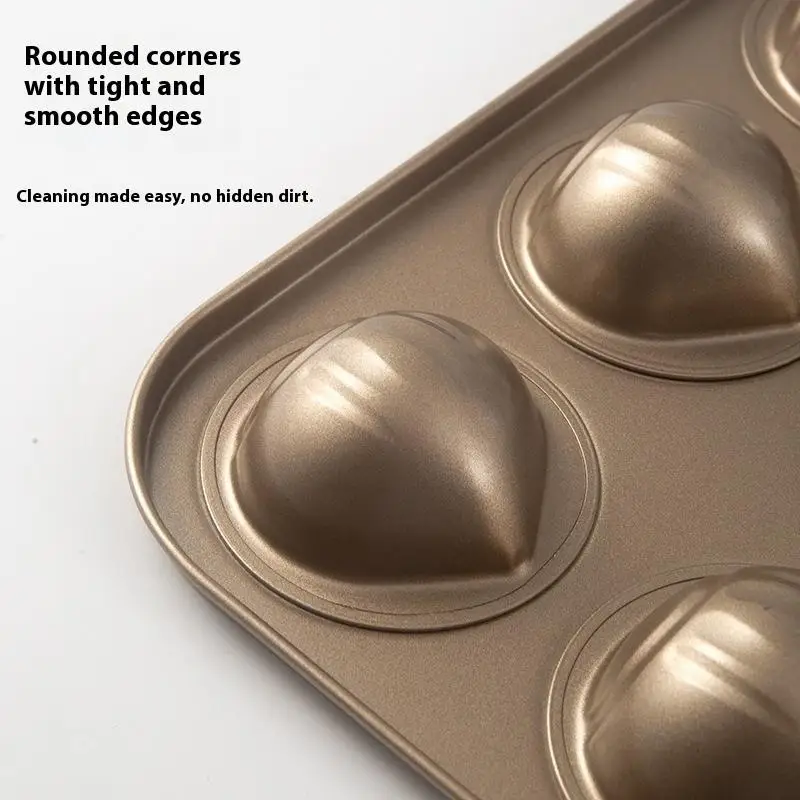 핫세일 1개 6/9구 밤 모양 케이크 베이킹 트레이 몰 - Kitchen Baking Pans For Sale 리뷰 및 가격