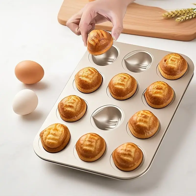 핫세일 1개 6/9구 밤 모양 케이크 베이킹 트레이 몰 - Kitchen Baking Pans For Sale 리뷰 및 가격