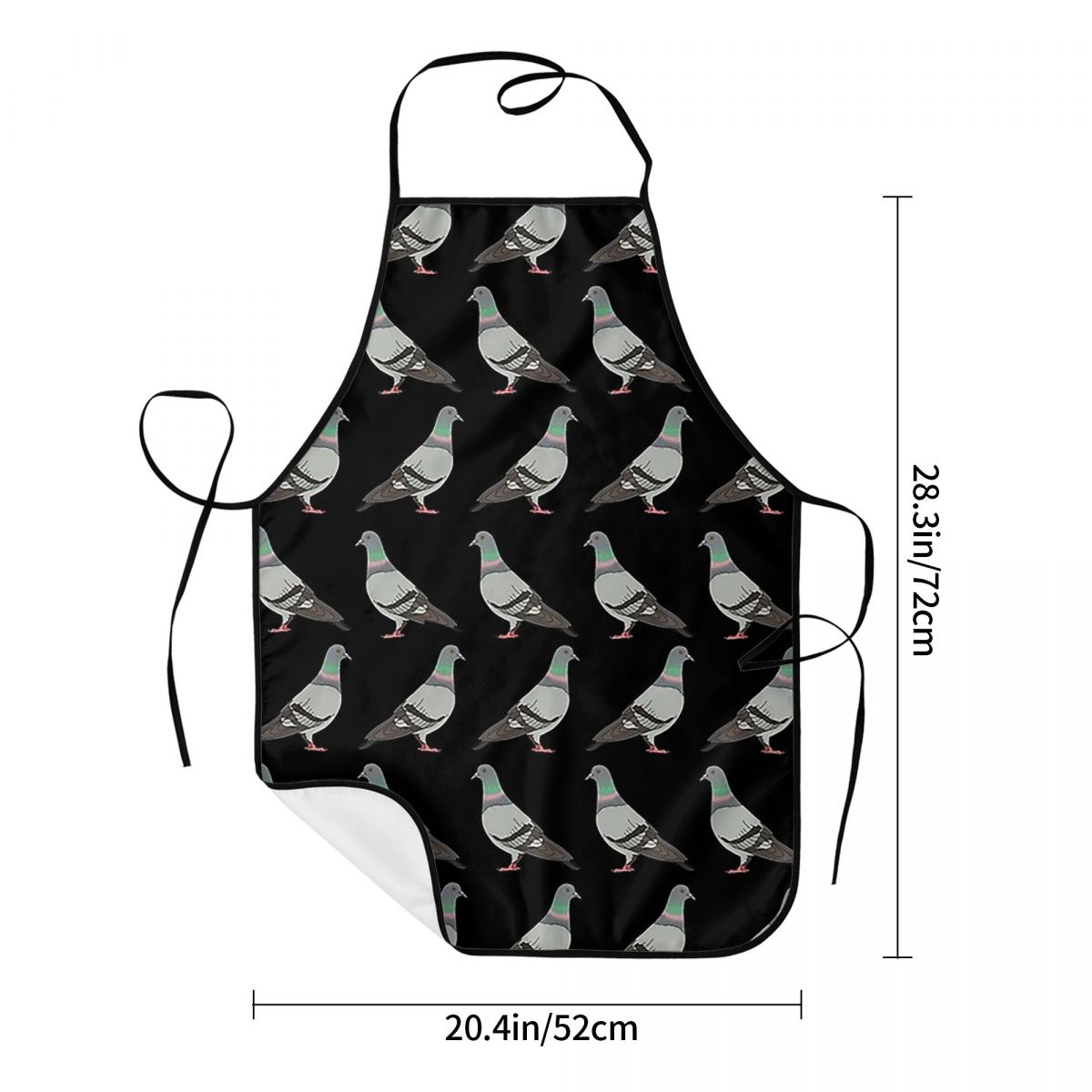 Pigeon Walk 2020, 검은색 배경 앞치마 요 - Kitchen Baking Background 리뷰 및 가격