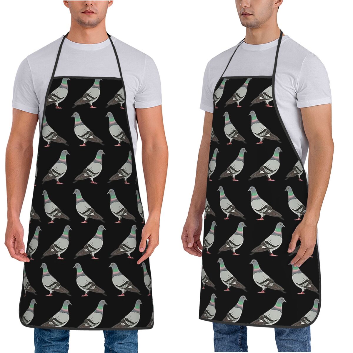 Pigeon Walk 2020, 검은색 배경 앞치마 요 - Kitchen Baking Background 리뷰 및 가격