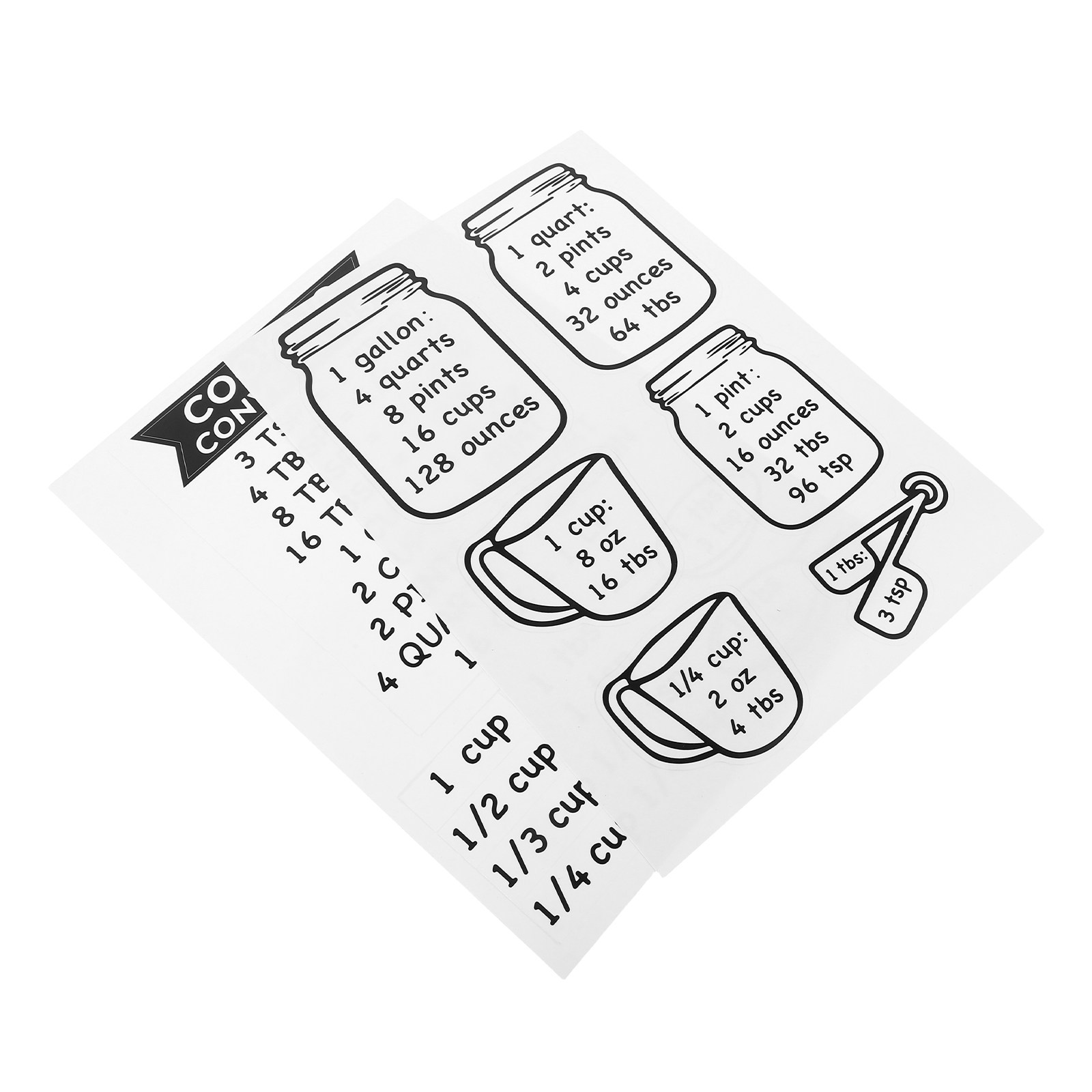 2개 세트 주방 변환 스티커 차트, 정확한 베이킹 측정 - Kitchen Baking Conversion Chart 리뷰 및 가격