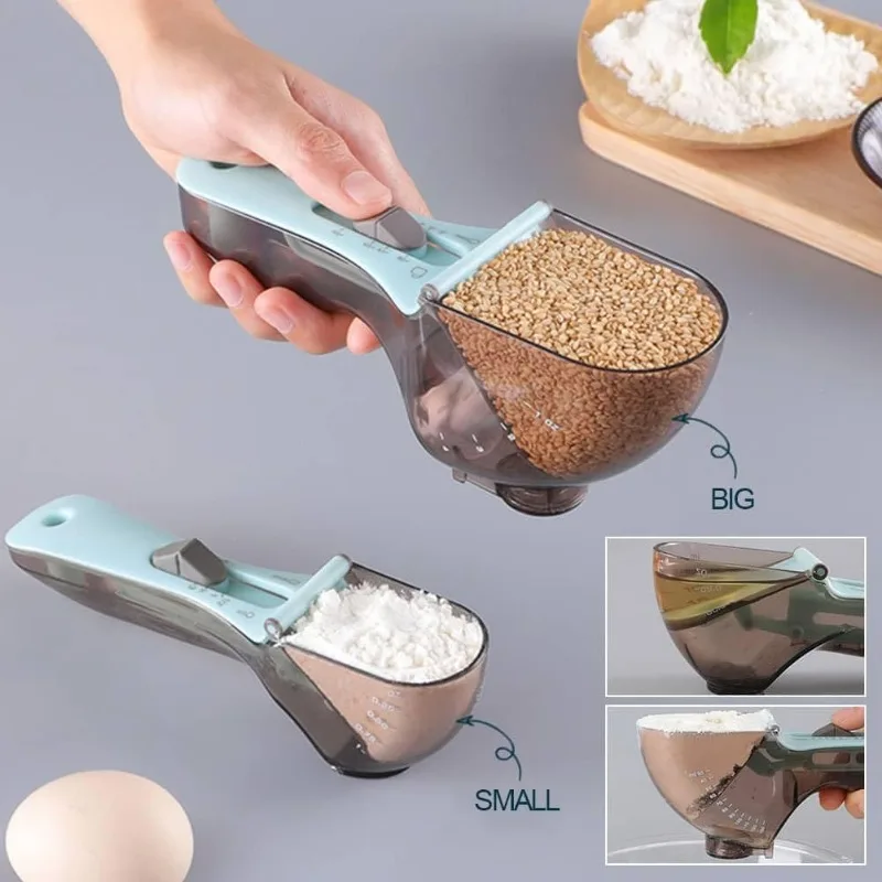 건조하고 액체 성분을 위한 조정 가능한 측정 국자 주방 - Baking (Kitchen Ingredient) 리뷰 및 가격