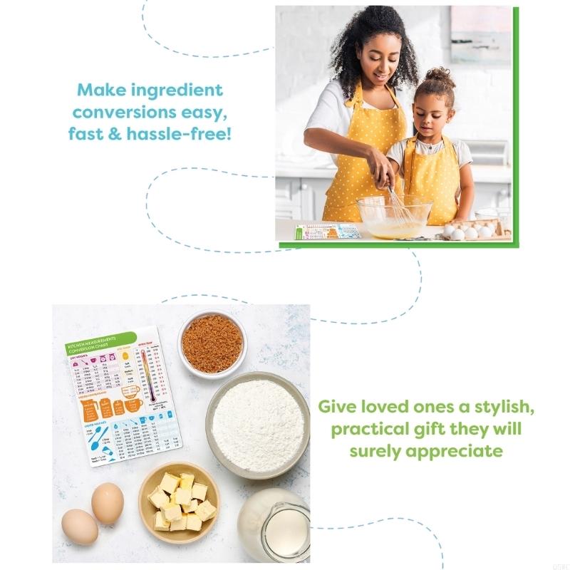 레스토랑 주방 변환 차트 자석 베이킹 도구 요리 측정  - Kitchen Baking Conversion Chart 리뷰 및 가격