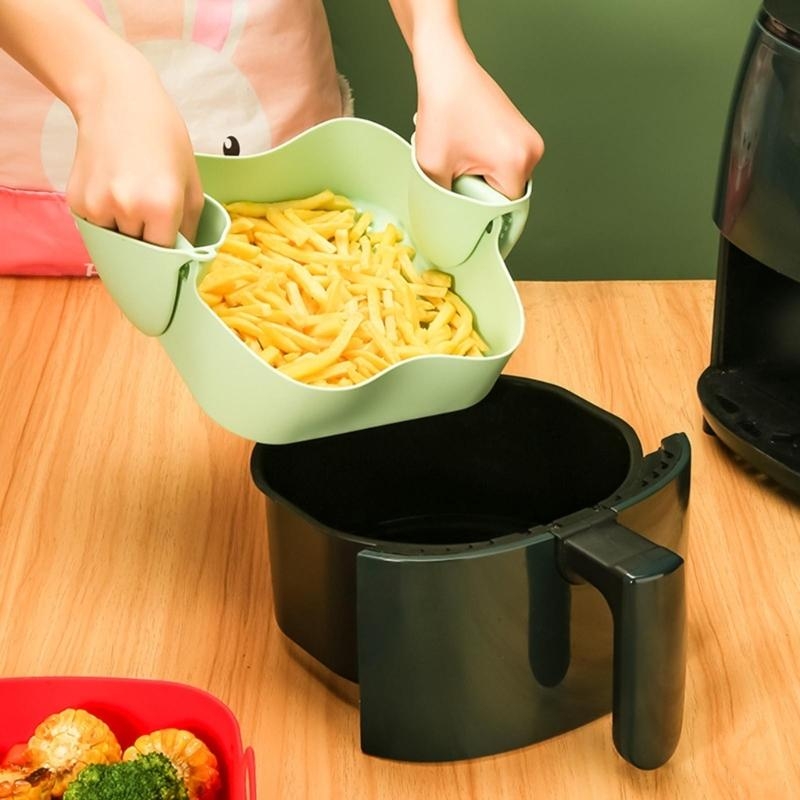 실리콘 바구니 사각형 논스틱 식품 등급 재사용 가능 에 - Kitchen Baking Pans For Sale 리뷰 및 가격