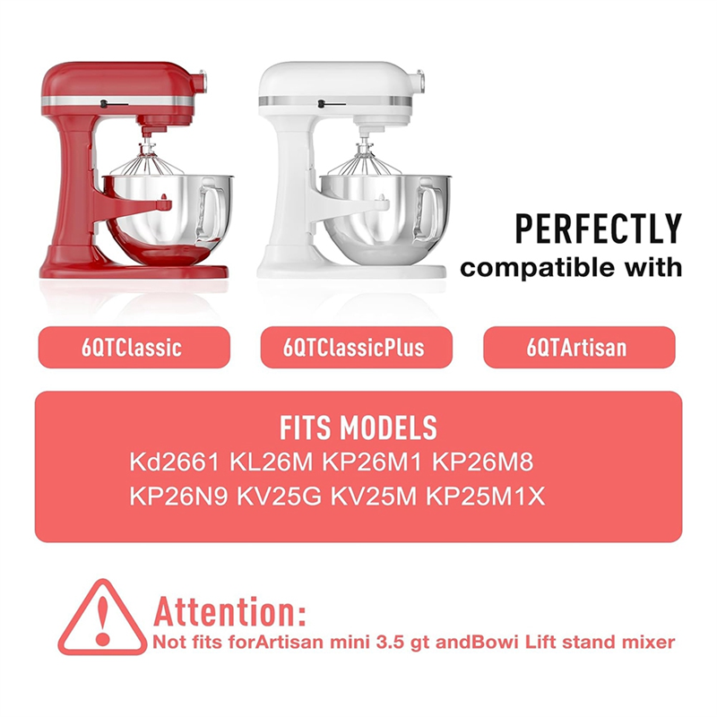 ABNP 스테인레스 스틸 전문 반죽 후크 및 믹싱 보울 - Kitchenaid Baking Bowl 리뷰 및 가격