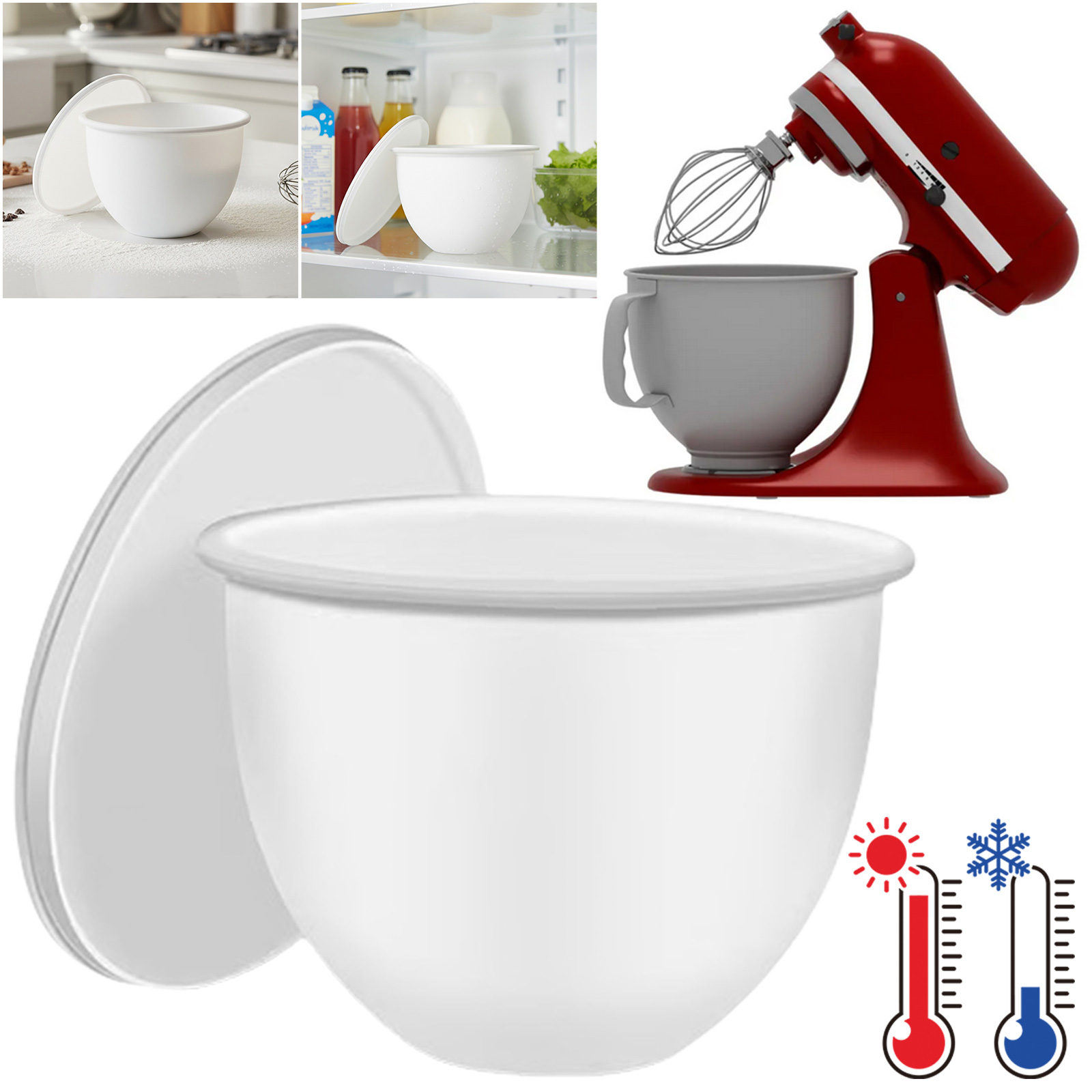 키친에이드 5쿼트 틸트헤드 믹서용 1개 유니버설 실리콘 - Kitchenaid Baking Bowl 리뷰 및 가격