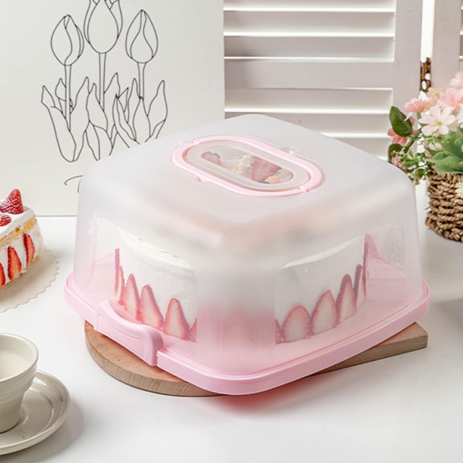 10인치 손잡이가 있는 여행용 케이크 케이스, 재사용  - Kitchen Baking Storage Containers 리뷰 및 가격