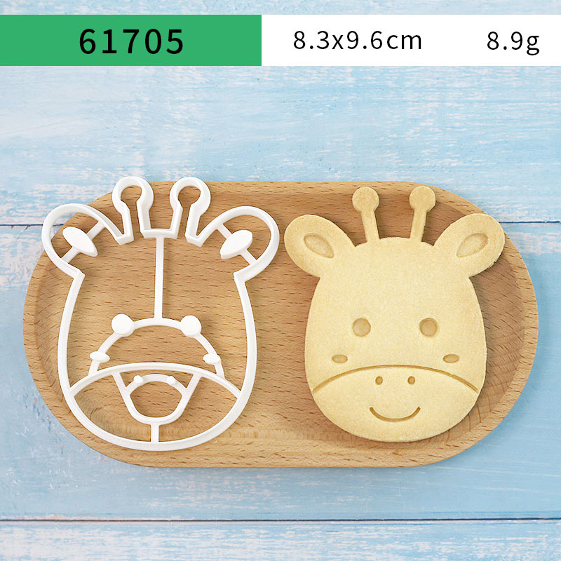 4개 동물 쿠키 커터 세트 3D 귀여운 사자 호랑이 기 - Kitchen Baking Set 리뷰 및 가격