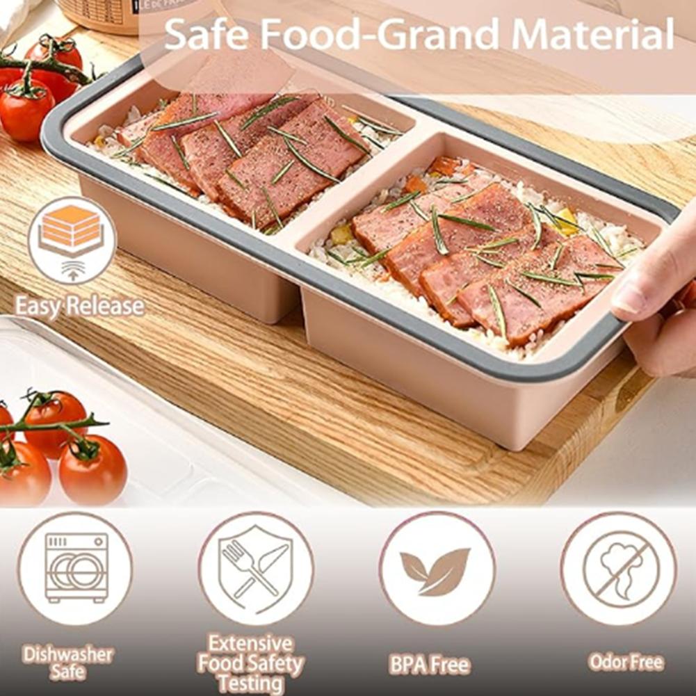 대용량 실리콘 아이스 큐브 트레이 뚜껑 포함 식품 보관 - Kitchen Baking Storage Containers 리뷰 및 가격