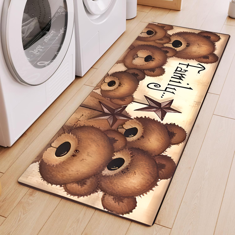 빨간색 체크무늬 테두리 만화 캐릭터 베이킹 도구 논슬립 - Kitchen Living Baking Mats 리뷰 및 가격