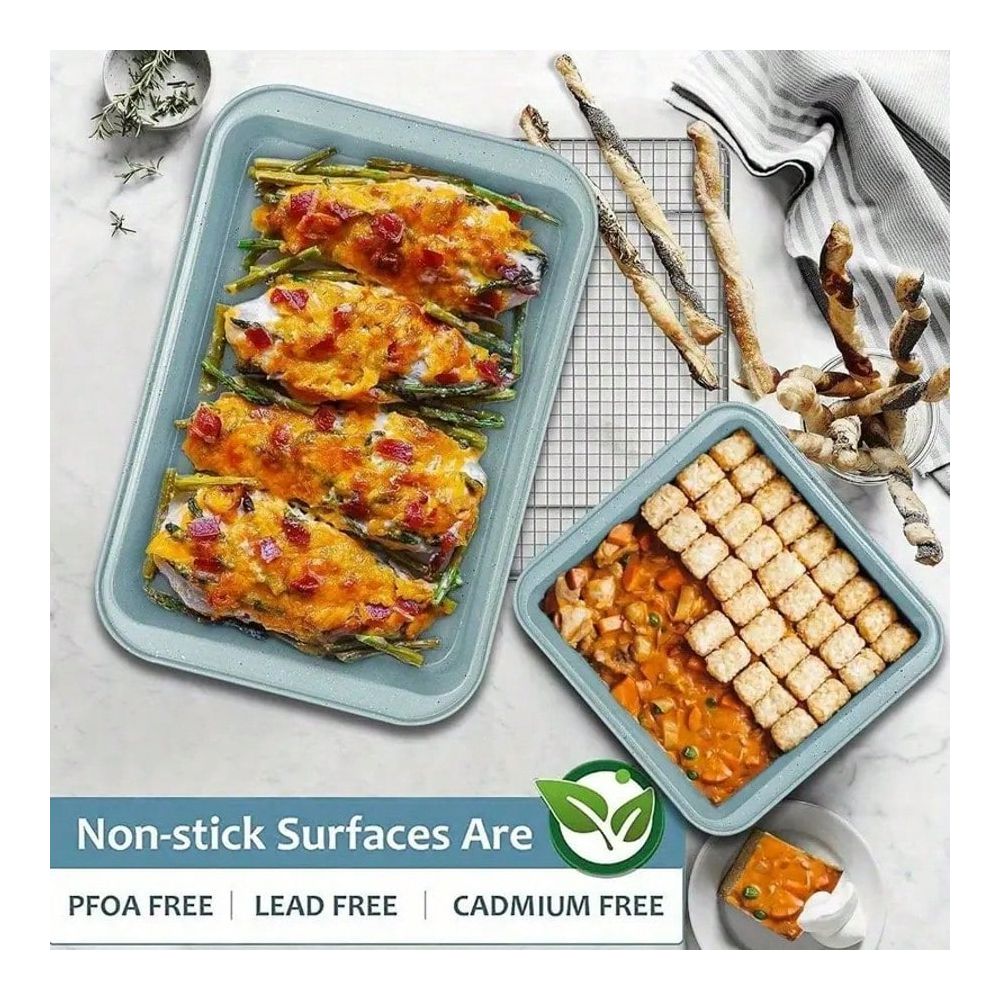 10종 베이크웨어 세트, 논스틱 주방 베이크웨어, 탄소 - Kitchen Baking Set 리뷰 및 가격