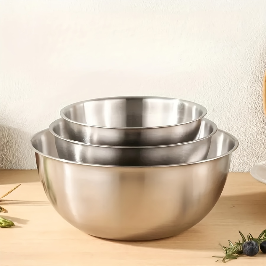 3개 스테인리스 스틸 샐러드 볼 세트, 믹싱 볼, 베이 - Kitchen Baking Set 리뷰 및 가격