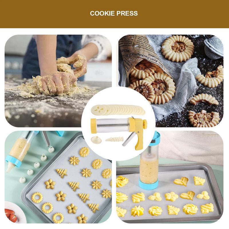 수제 제빵용 쿠키 프레스, 비스킷 메이커 도구, 쿠키  - Kitchen Baking Aid 리뷰 및 가격