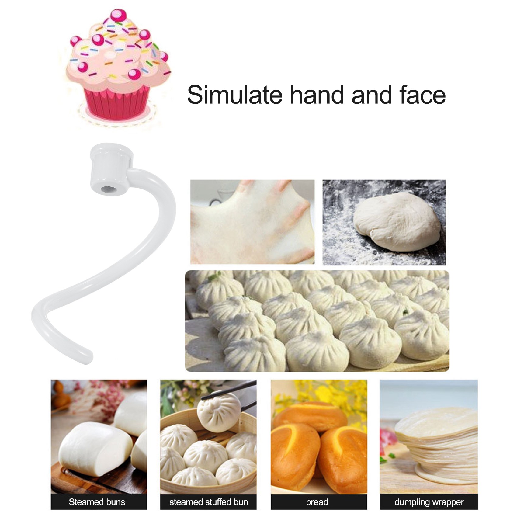 키친에이드 믹서용 AEE6-스파이럴 반죽 훅 교체품 - - Kitchen Baking Aid 리뷰 및 가격